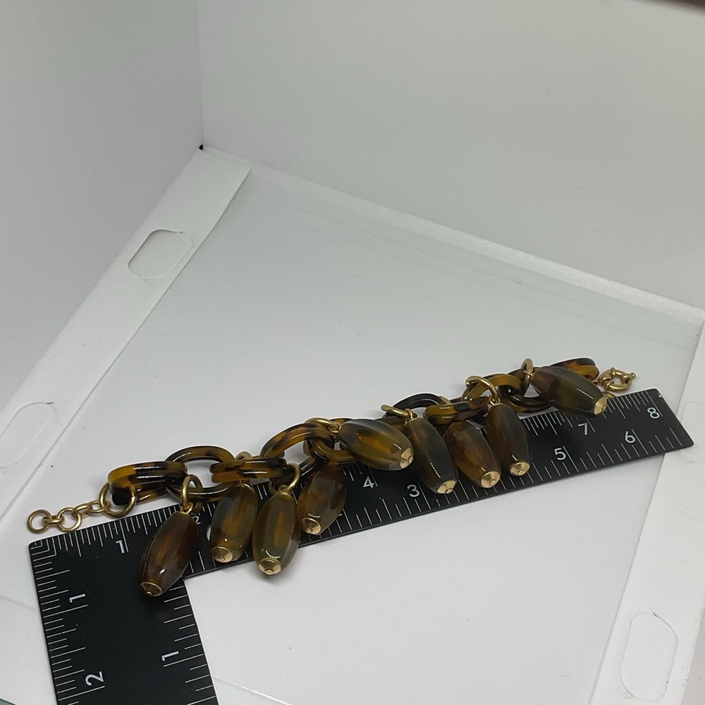 Vintage J Crew Tortoise Bracelet - Picture 7 of 10